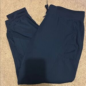 Med Couture Women's Navy Drawstring Jogger Sweatpants